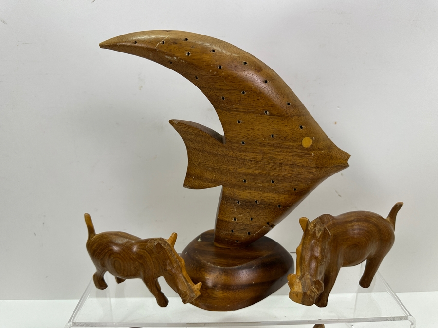 Collection Of Carved Wooden Animal Figurines From Africa [Photo 6]