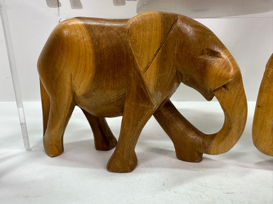 Collection Of Carved Wooden Animal Figurines From Africa [Photo 3]