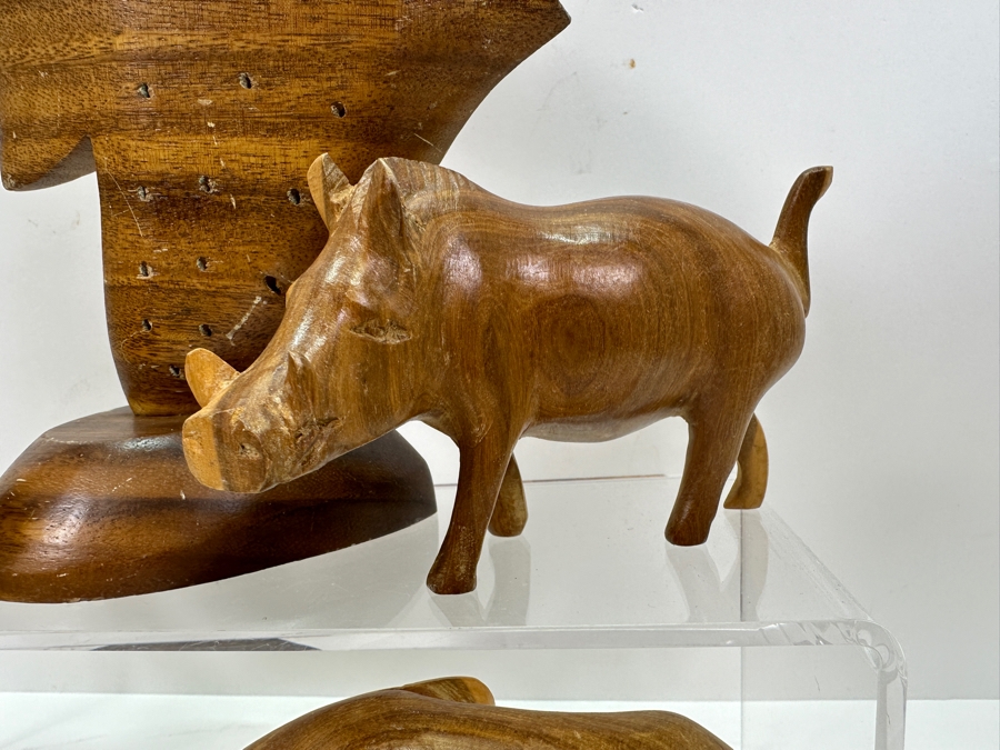 Collection Of Carved Wooden Animal Figurines From Africa [Photo 5]