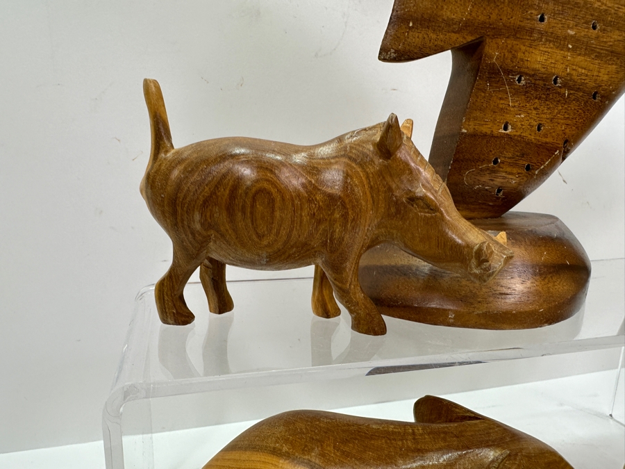 Collection Of Carved Wooden Animal Figurines From Africa [Photo 7]