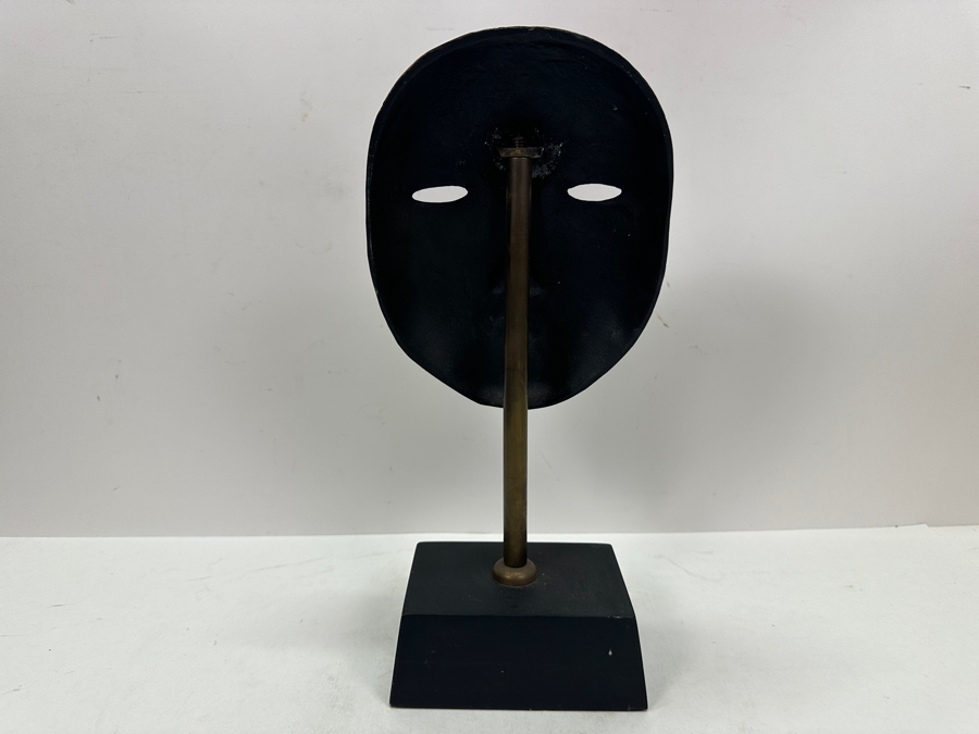 Decorative Brass Face On Stand From India 12.5'H [Photo 4]