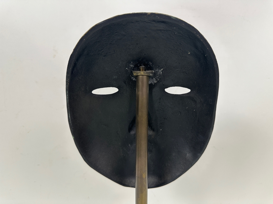 Decorative Brass Face On Stand From India 12.5'H [Photo 5]