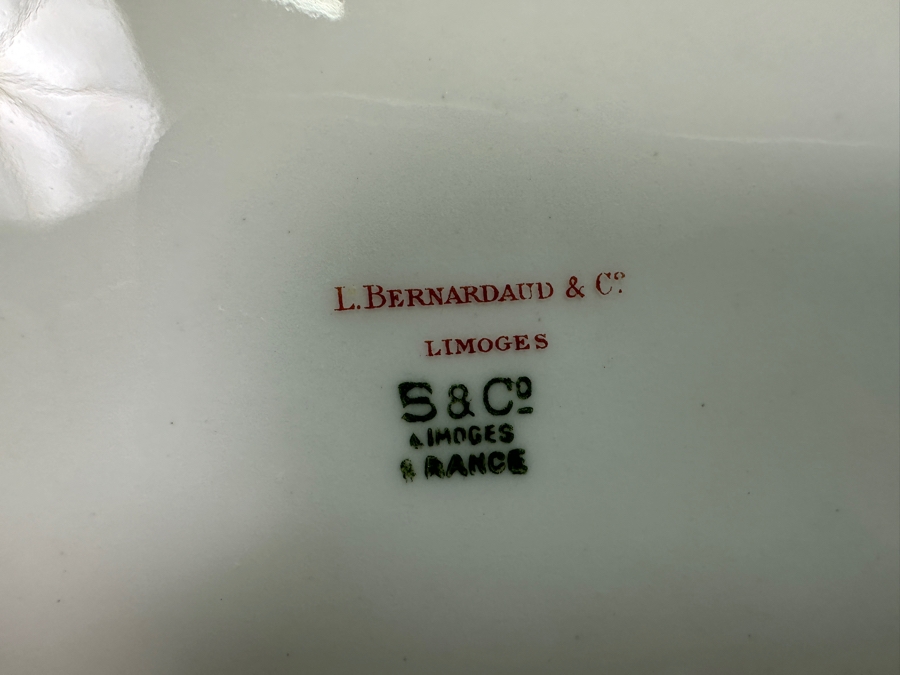 (8) Hand Painted Limoges France Peacock Plates 8.5'W [Photo 5]