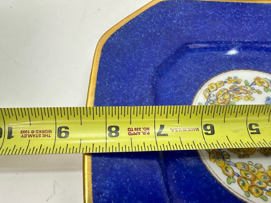 (8) Hand Painted Limoges France Peacock Plates 8.5'W [Photo 8]