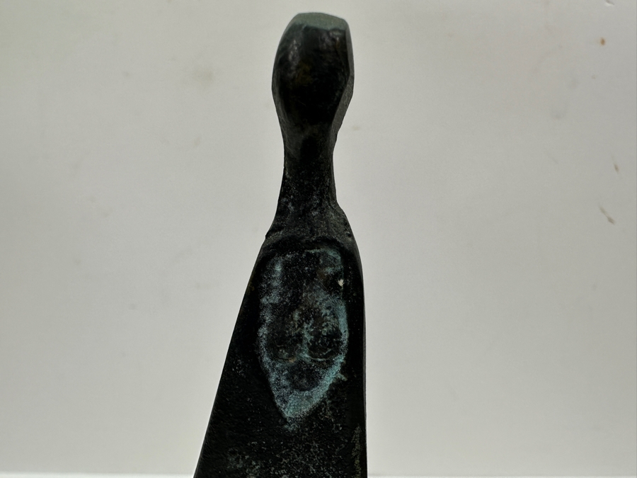 Pair Of Woman Sculptures In Manner Of Sydney Kumalo (1935-1988, South Africa) 7.75'H [Photo 3]