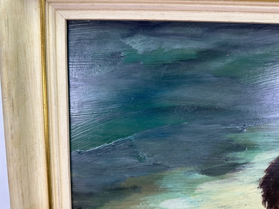 Harold Stephenson (1908-1974, American) Original Oil Painting Of Jester On Board Signed Abruzzi 24 X 36 Framed 29 X 41 [Photo 5]