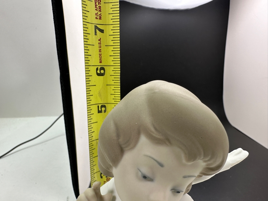 Vintage Lladro 'Cherub' Porcelain Figurine #4962 6'H 1977 [Photo 8]