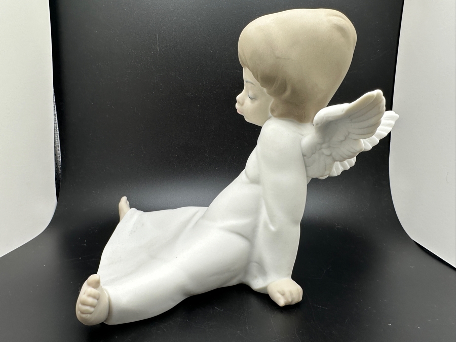 Vintage Lladro 'Cherub' Porcelain Figurine #4962 6'H 1977 [Photo 5]