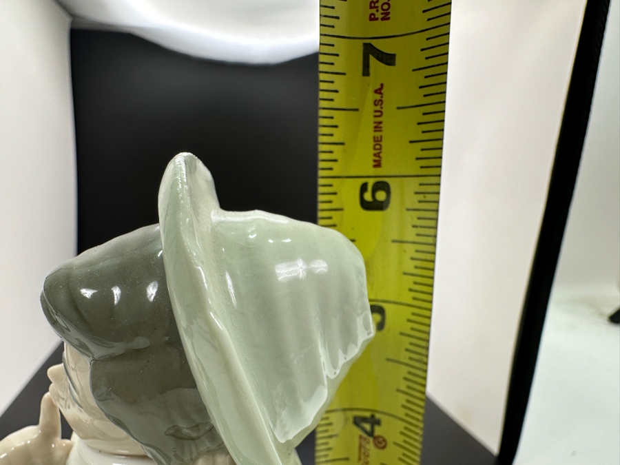 Vintage Lladro 'Shepherd with Bird' Porcelain Figurine #4595 6.25'H 1970-1985 [Photo 8]