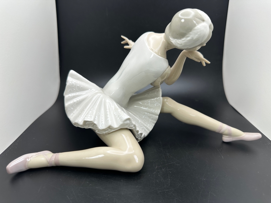 Vintage Lladro 'Death of the Swan' Ballerina Porcelain Figurine #4855 5'H 1973-2001 [Photo 6]