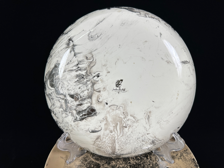 (9) Vintage Mid-Century Sascha Brastoff California Pottery 10.5' Dinner Plates  [Photo 5]