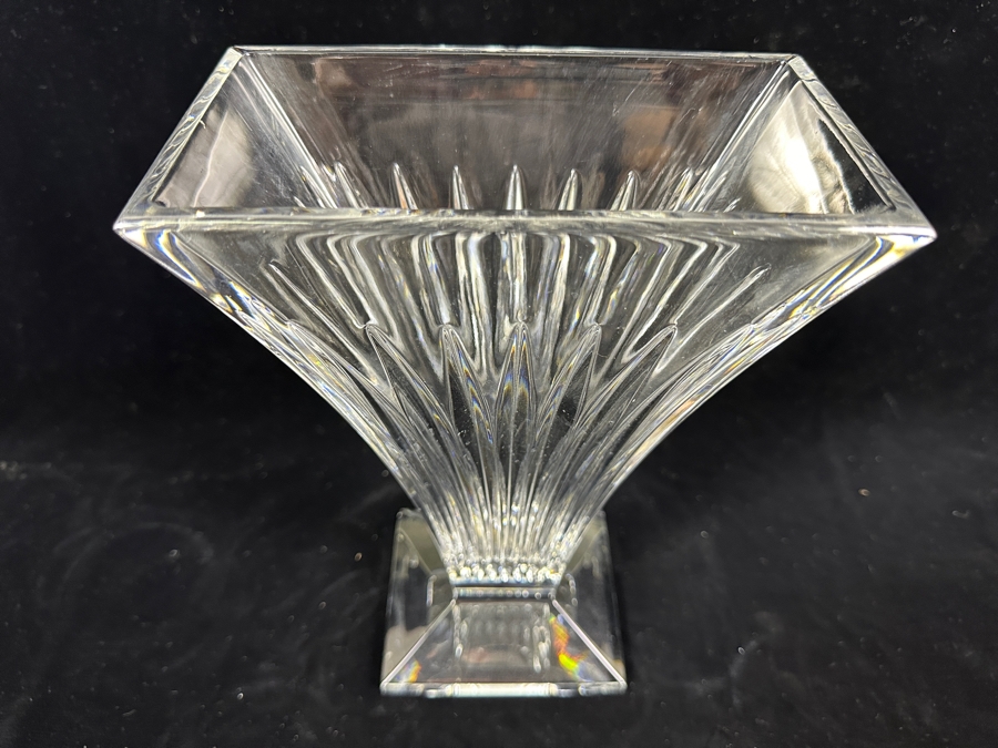 Stunning Waterford Crystal Clarion Flower Vase 10'H [Photo 7]