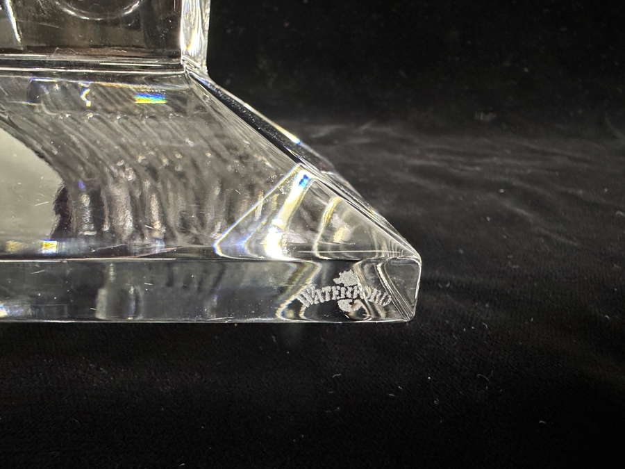 Stunning Waterford Crystal Clarion Flower Vase 10'H [Photo 6]