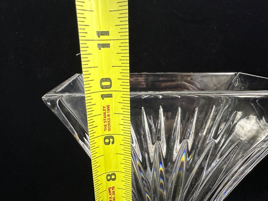 Stunning Waterford Crystal Clarion Flower Vase 10'H [Photo 9]