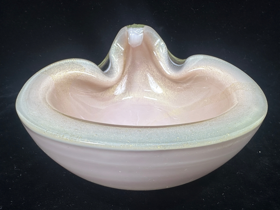 Vintage Italian Murano Art Glass Bowl 6.75W X 5.5D X 3H [Photo 5]