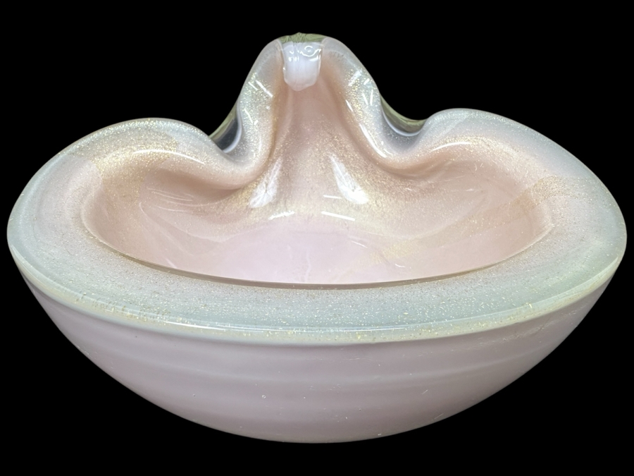 Vintage Italian Murano Art Glass Bowl 6.75W X 5.5D X 3H [Photo 2]
