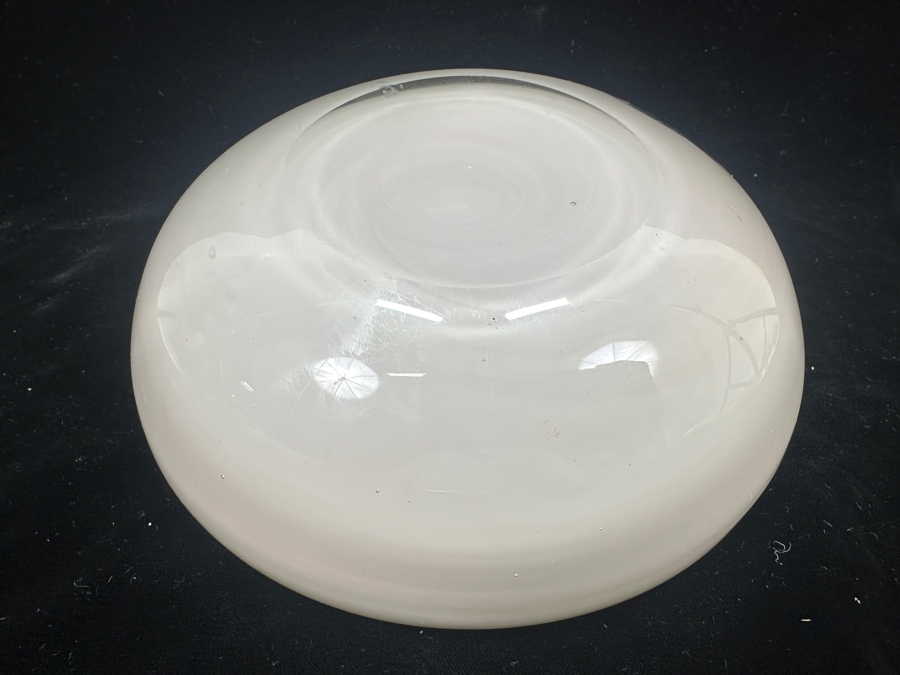 Vintage Italian Murano Art Glass Bowl 6.75W X 5.5D X 3H [Photo 8]