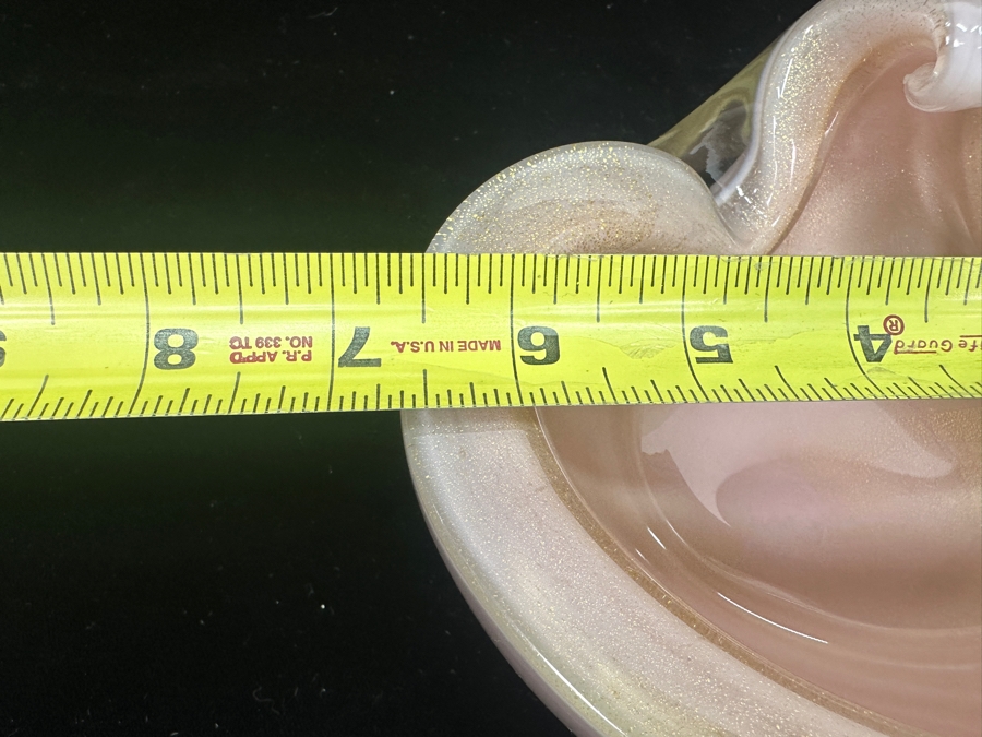 Vintage Italian Murano Art Glass Bowl 6.75W X 5.5D X 3H [Photo 9]