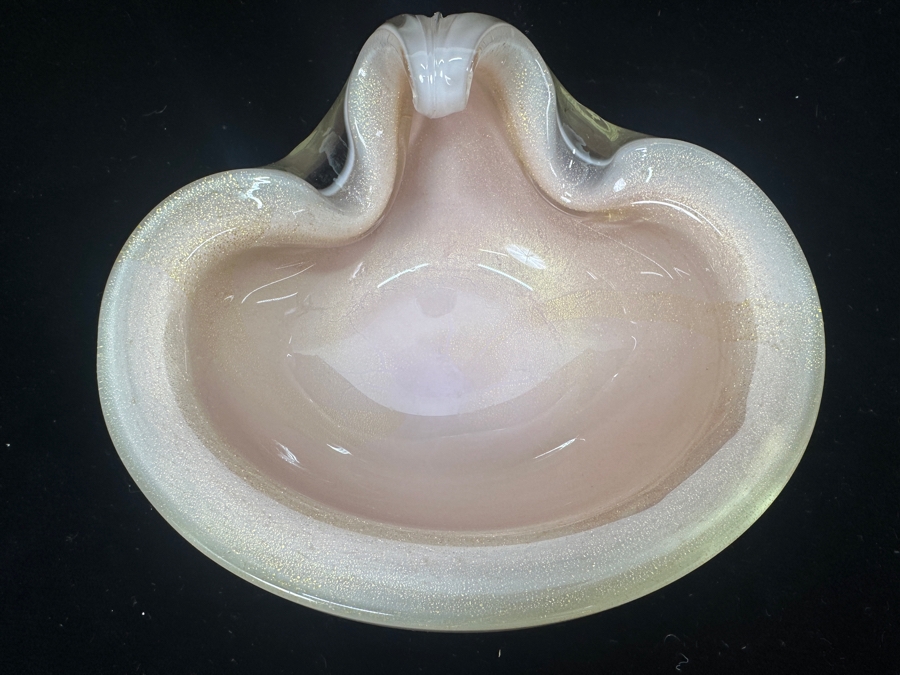 Vintage Italian Murano Art Glass Bowl 6.75W X 5.5D X 3H [Photo 4]