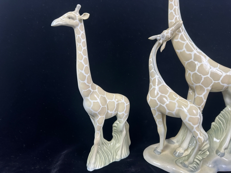 Porcelain Giraffe Figurines by Miquel Requena 10.75' - 14.75'H [Photo 8]