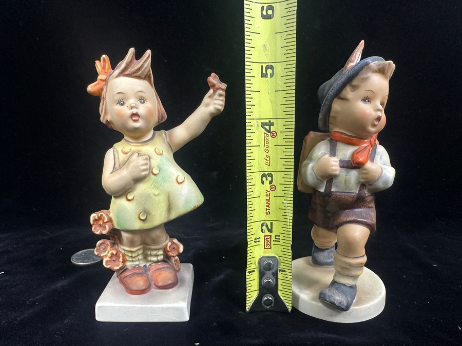 Pair Of Vintage German Hummel Figurines 5.5'H [Photo 6]