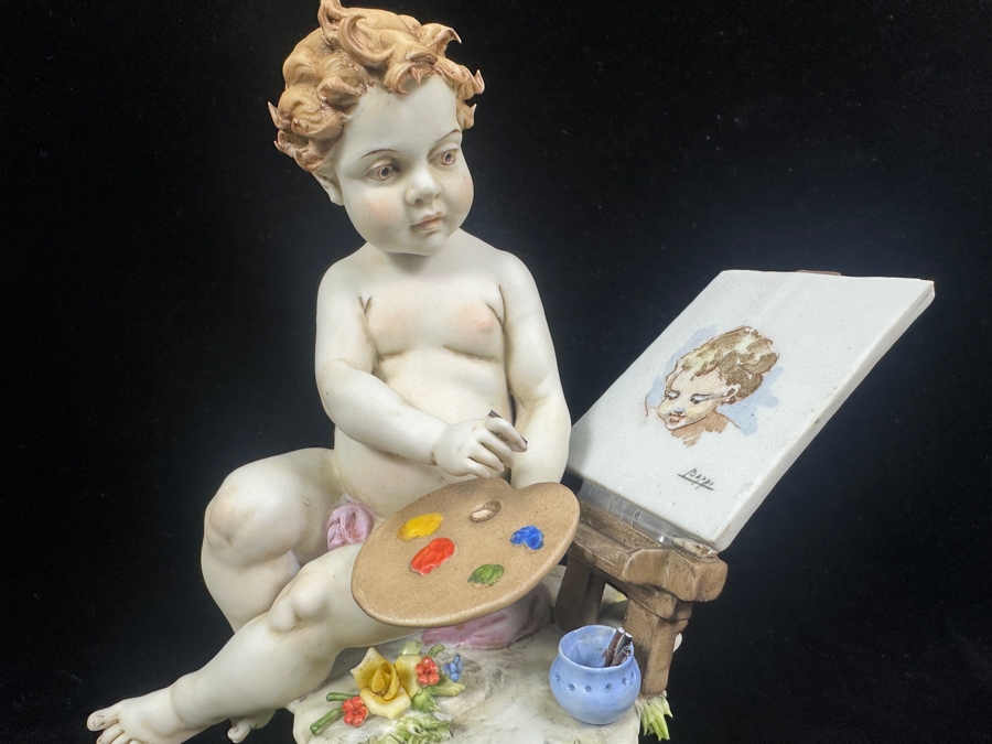 Luigi Giorgio Benacchio Porcelain Figurine Made In Italy By Triade 7.5'H [Photo 3]