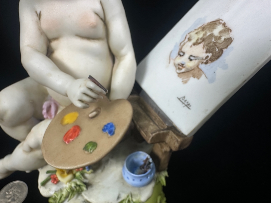 Luigi Giorgio Benacchio Porcelain Figurine Made In Italy By Triade 7.5'H [Photo 4]