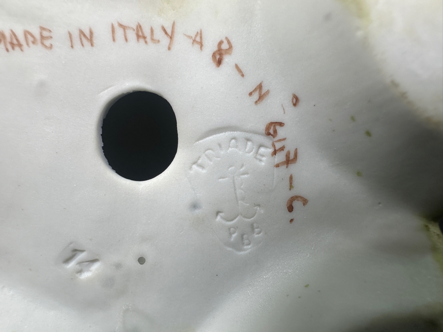 Luigi Giorgio Benacchio Porcelain Figurine Made In Italy By Triade 7.5'H [Photo 12]