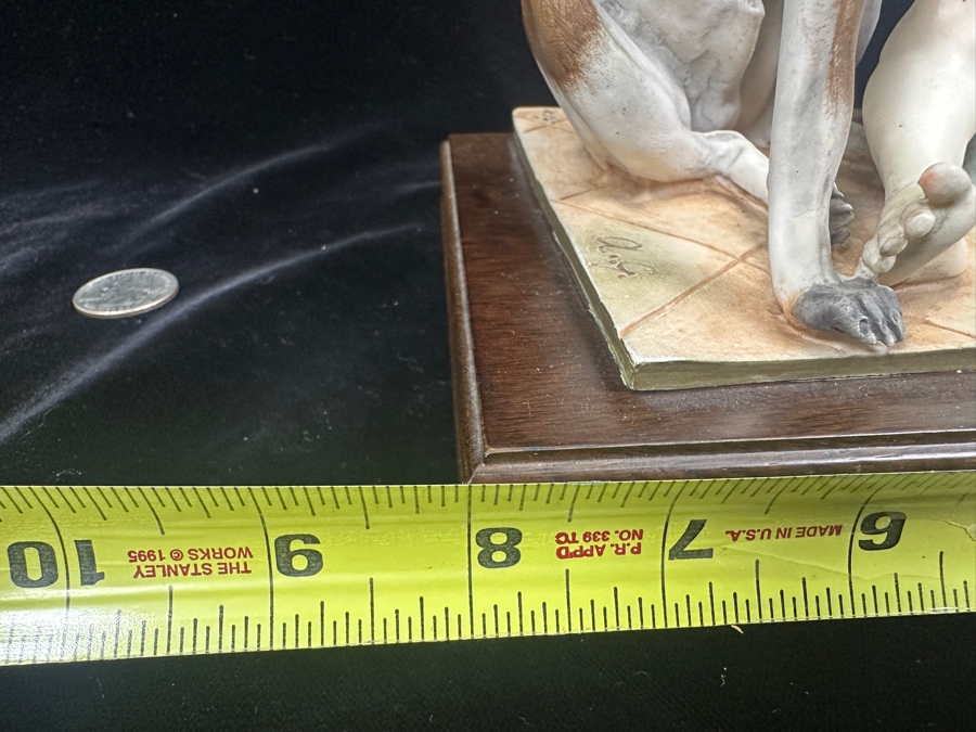 Vintage Giuseppe Armani Capodimonte Italy Resin Figurine 8W X 7H [Photo 9]