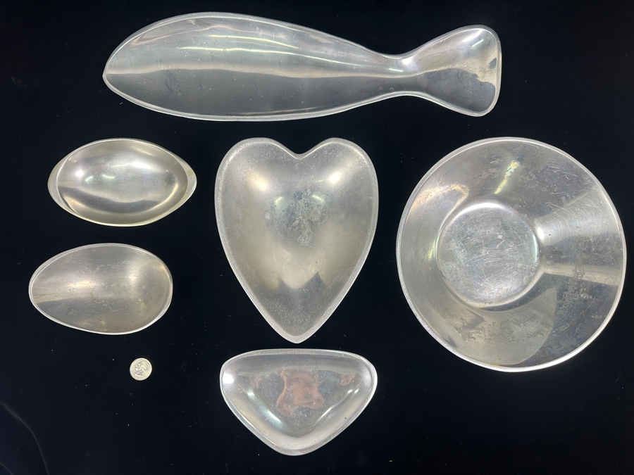 Collection Of Six Nambe Metal Bowls And Serving Pieces [Photo 2]