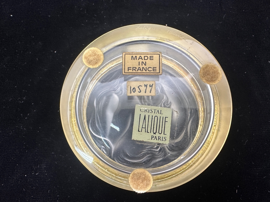 Vintage Lalique France Crystal Daphne Dresser Box 3'W X 2'H [Photo 8]