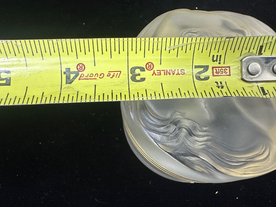 Vintage Lalique France Crystal Daphne Dresser Box 3'W X 2'H [Photo 9]