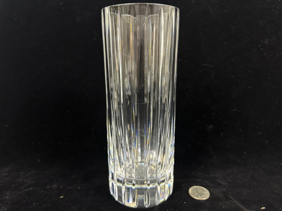 Baccarat France Harmonie Crystal Vase 8'H [Photo 3]