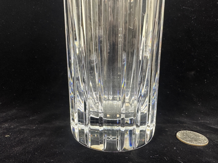 Baccarat France Harmonie Crystal Vase 8'H [Photo 5]