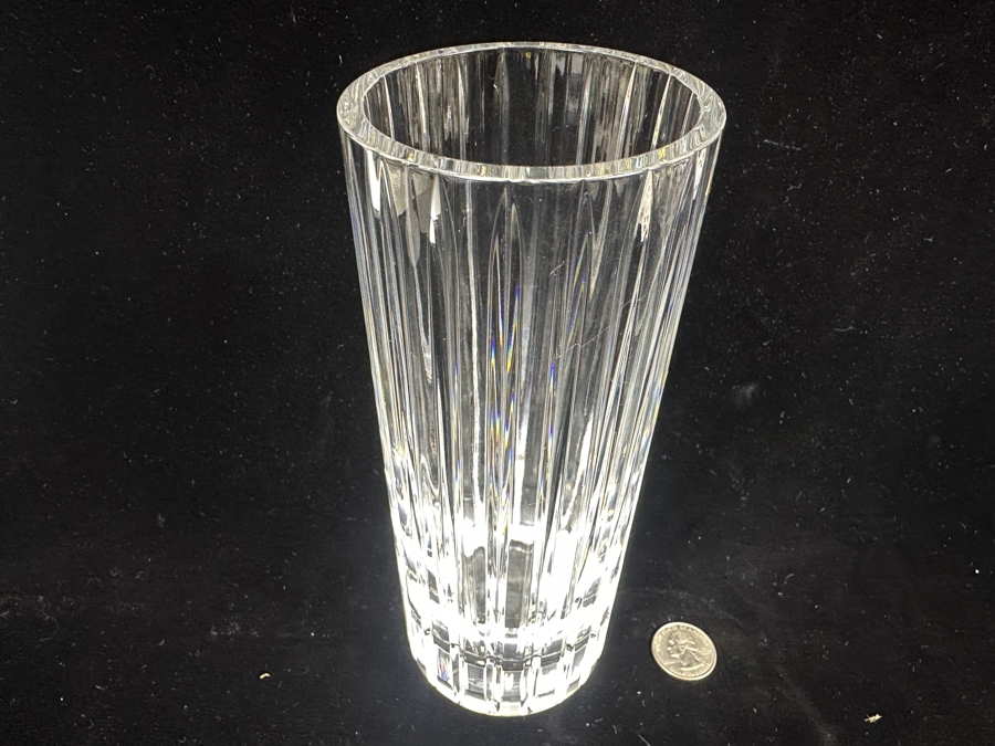 Baccarat France Harmonie Crystal Vase 8'H [Photo 4]