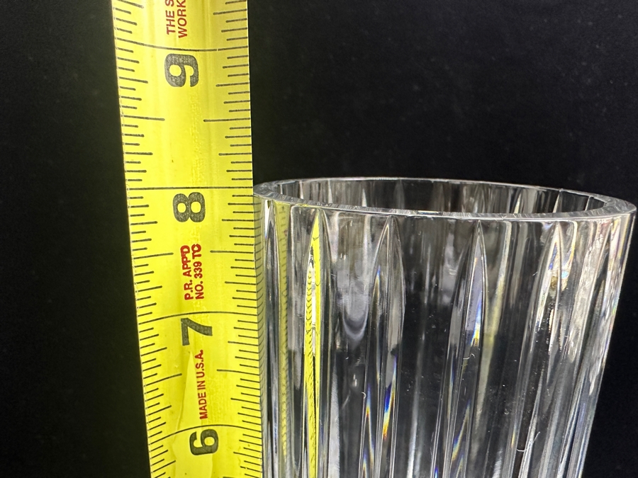 Baccarat France Harmonie Crystal Vase 8'H [Photo 8]