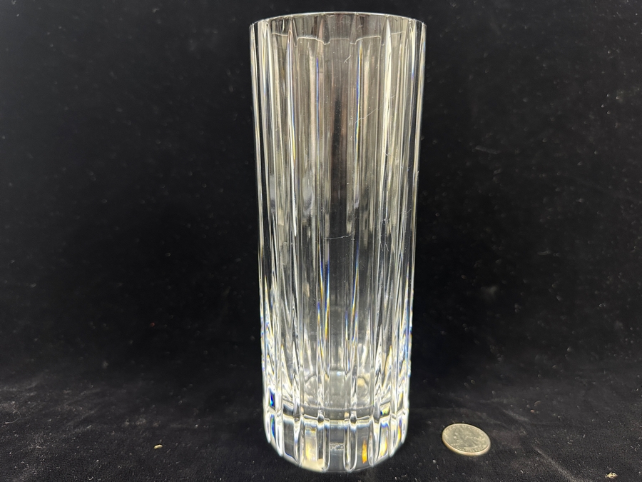 Baccarat France Harmonie Crystal Vase 8'H [Photo 2]