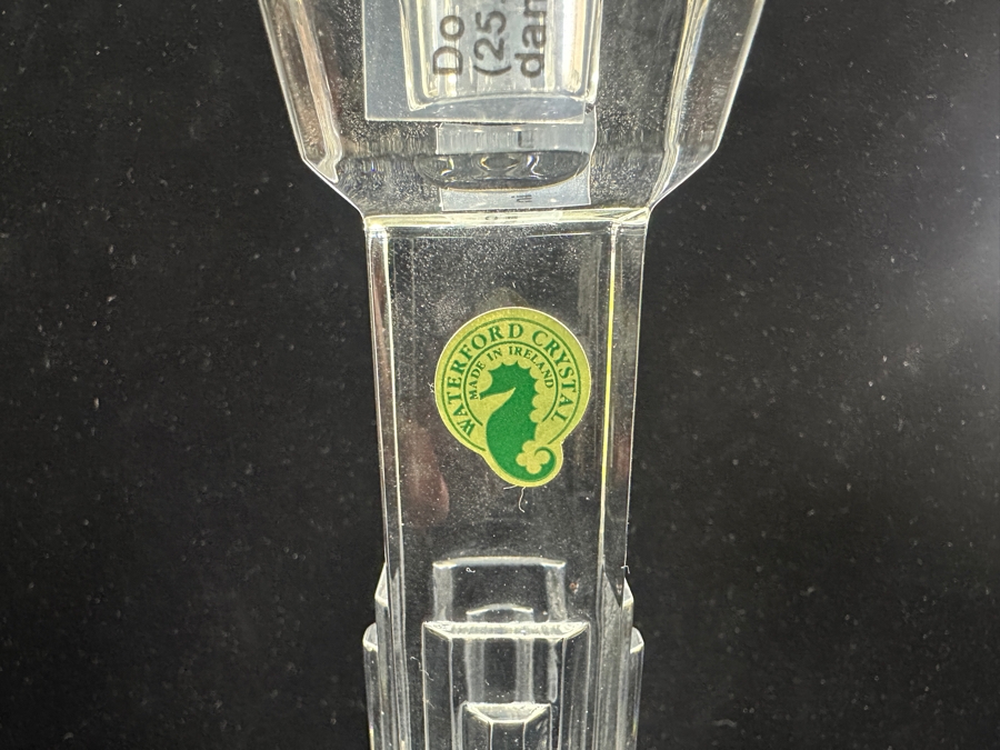 Pair Of New Waterford Crystal Metropolitan Candlesticks Candle Holders 10'H [Photo 5]