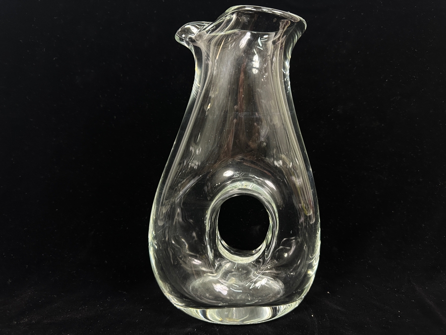 Tarnow Of Poland Modernist Art Glass Wine Decanter Carafe 10.25'H [Photo 2]