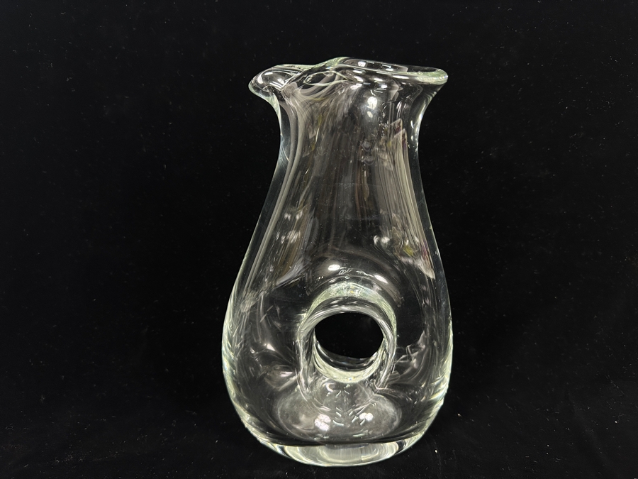 Tarnow Of Poland Modernist Art Glass Wine Decanter Carafe 10.25'H [Photo 3]