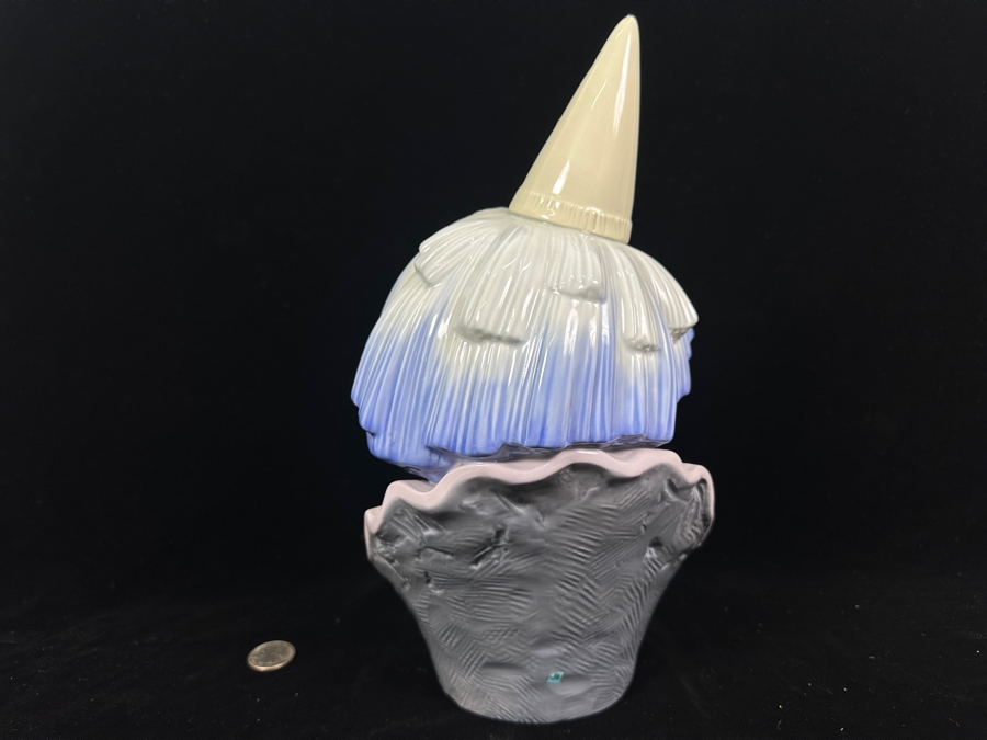 Vintage Lladro 'Clown's Head' Porcelain Bust #5129 12.5'H 1982-2001 [Photo 7]