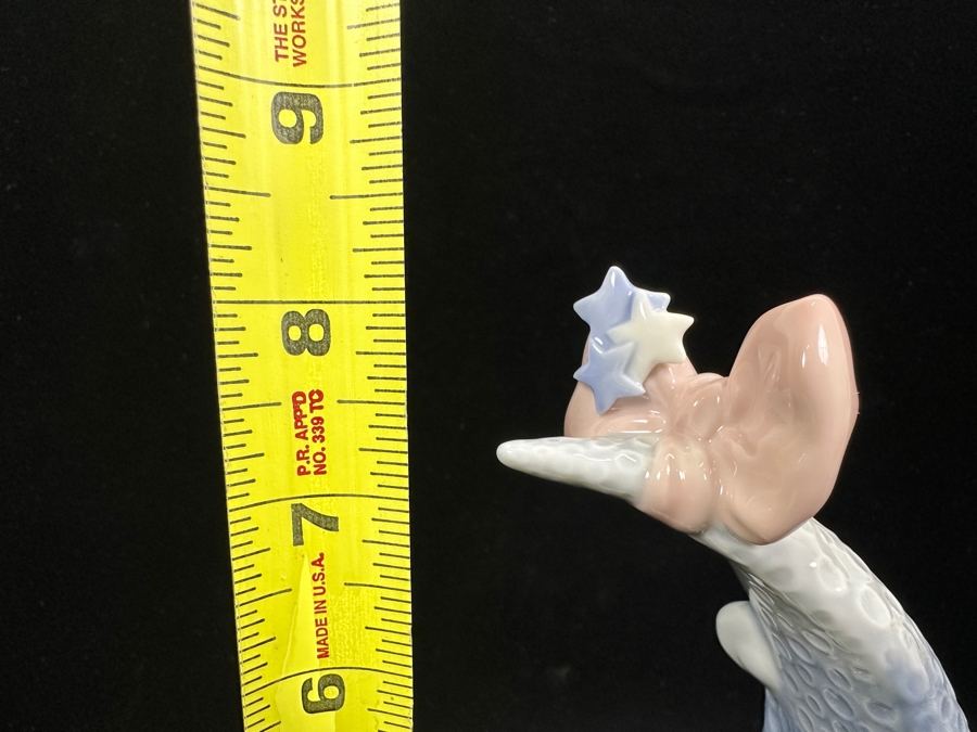 Lladro 'Heavens' LullaBy' Porcelain Girl Figurine #6583 8'H Retail $450 [Photo 7]