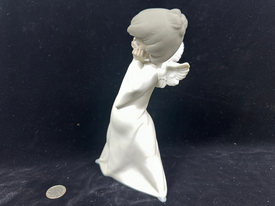 Lladro 'Mime Angel' Porcelain Figurine #4959 8.5'H Retail $295 [Photo 5]