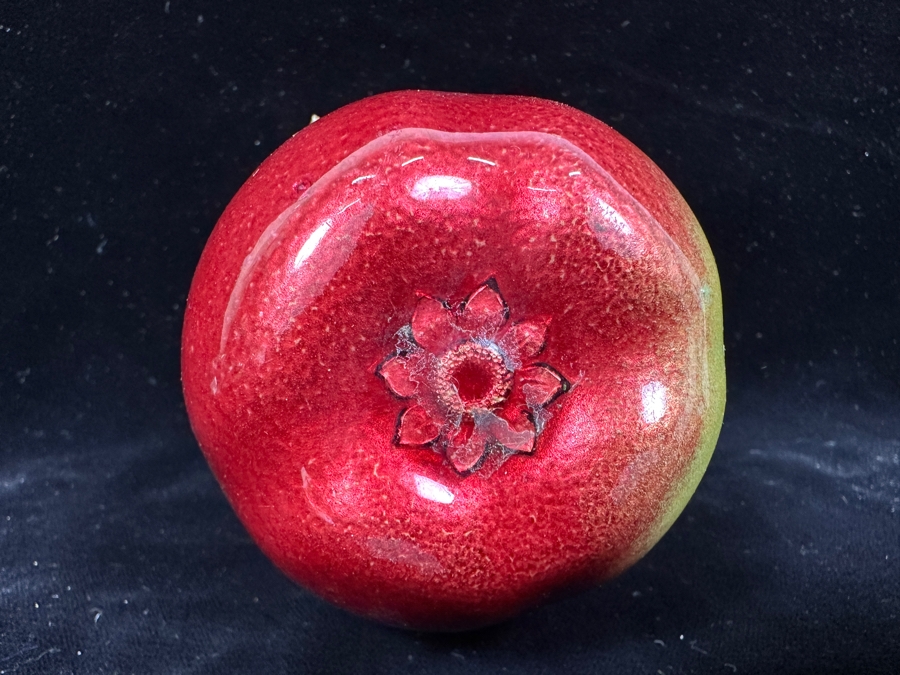 Evans Red Enamel Apple Table Lighter 4'H [Photo 7]