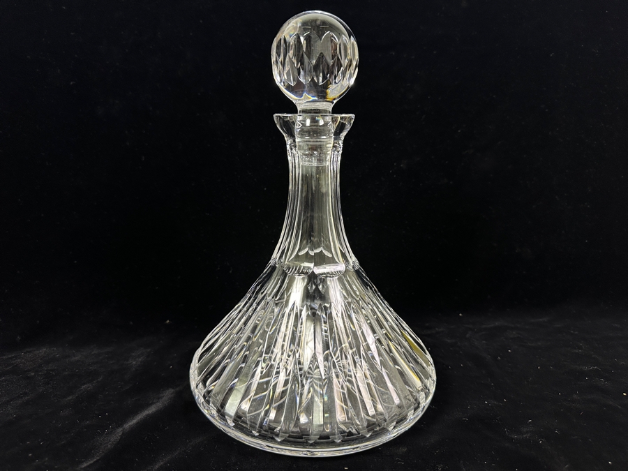 Crystal Liquor Decanter With Stopper 11'H [Photo 2]