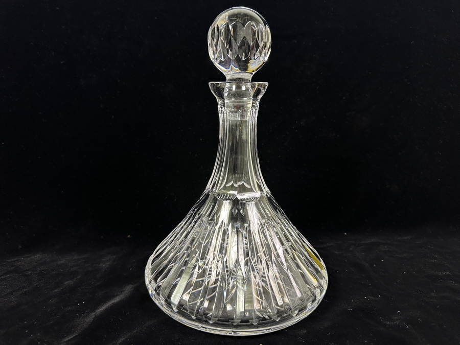 Crystal Liquor Decanter With Stopper 11'H [Photo 3]