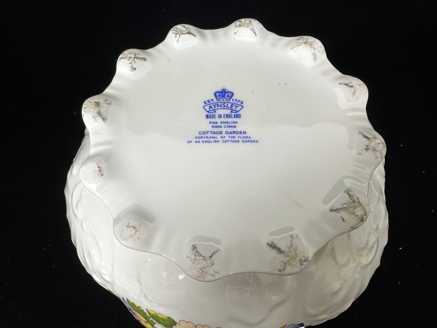 Aynsley England Cottage Garden Flower Pot [Photo 5]
