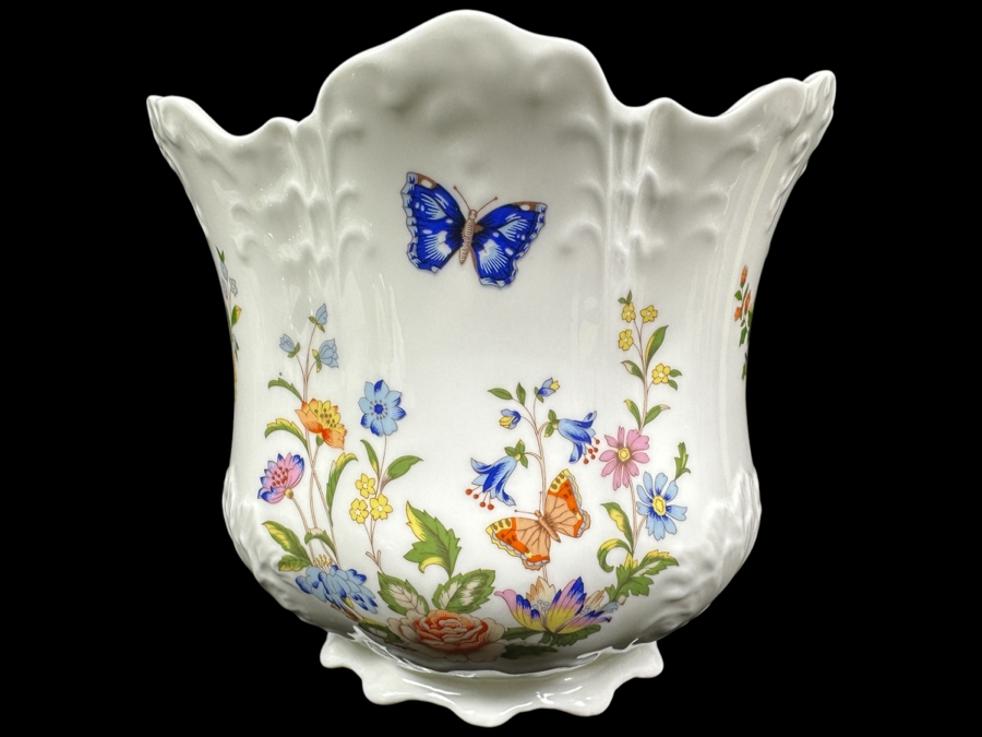 Aynsley England Cottage Garden Flower Pot [Photo 1]