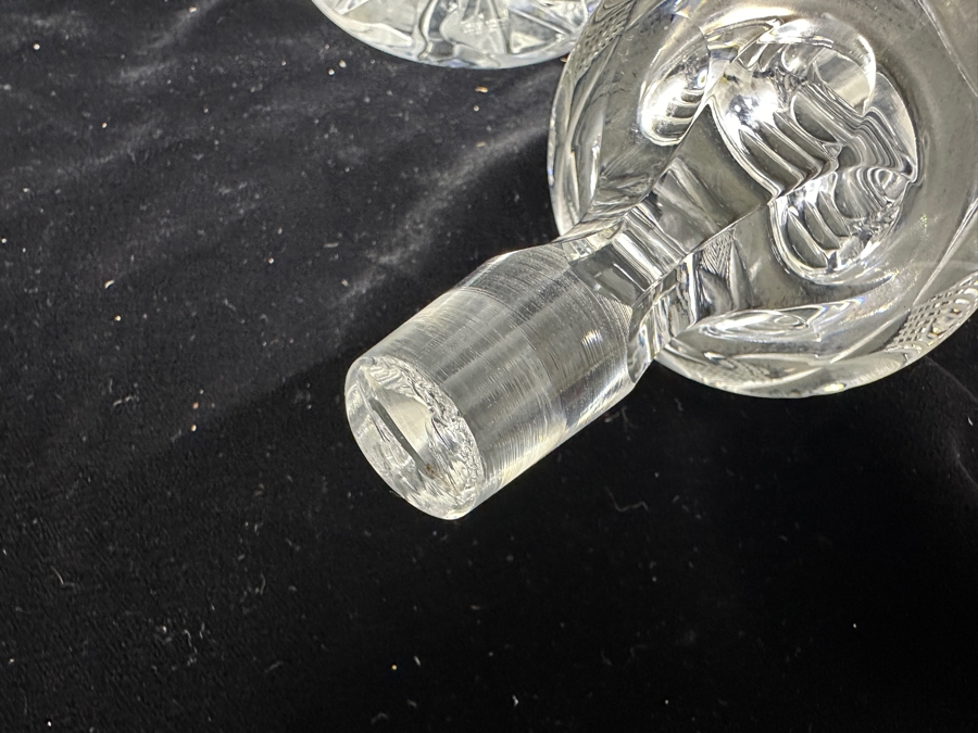 Monumental Cut Glass Liquor Decanter With Stopper 25'H [Photo 6]