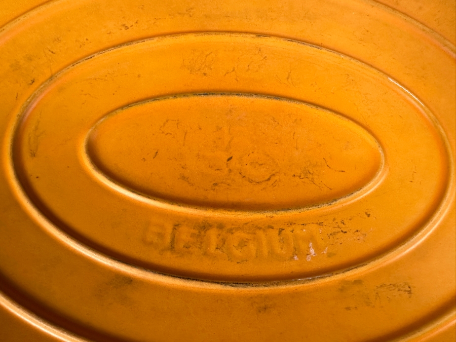 Descoware Belgium Cast Iron Oval Enamel Roaster 14.25'W [Photo 5]